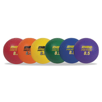 Champion Sports Rhino Playground Ball Set, 8.5" Diameter, Assorted Colors, 6-set freeshipping - TVN Wholesale